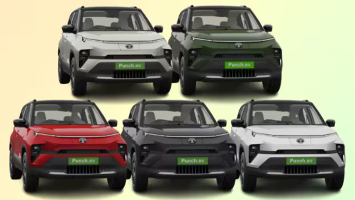 Tata Punch EV Colours Available